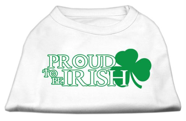 Proud to be Irish Screen Print Shirt White  XXL (18)