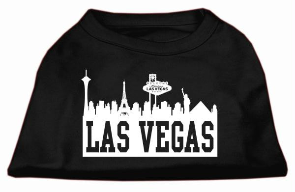 Las Vegas Skyline Screen Print Shirt Black Med (12)