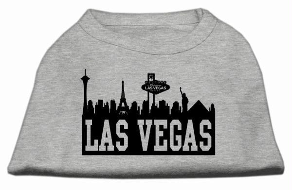 Las Vegas Skyline Screen Print Shirt Grey XXL (18)