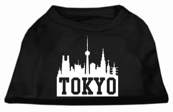 Tokyo Skyline Screen Print Shirt Black XL (16)