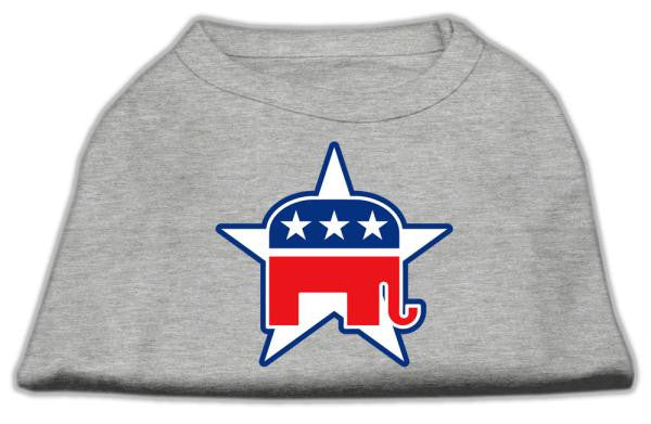 Republican Screen Print Shirts  Grey L (14)