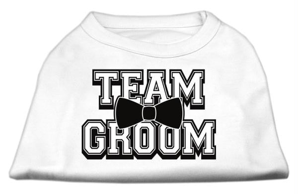 Team Groom Screen Print Shirt White Med (12)