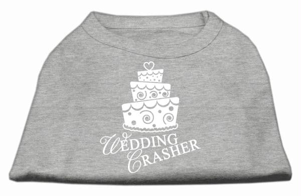 Wedding Crasher Screen Print Shirt Grey XXL (18)