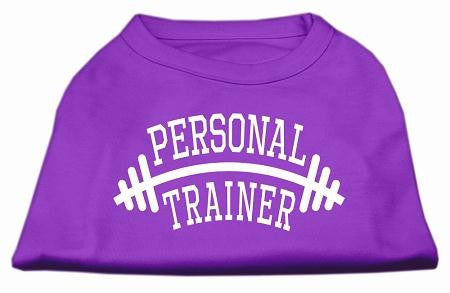 Personal Trainer Screen Print Shirt Purple Med (12)