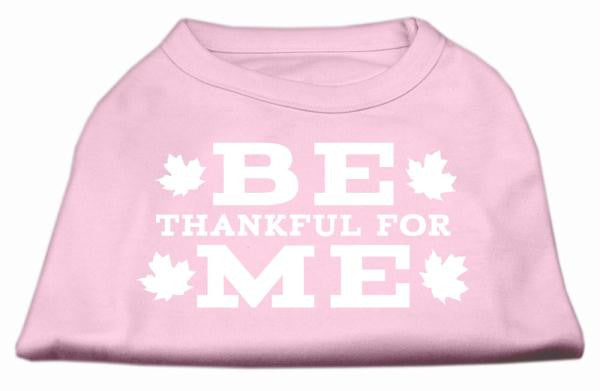 Be Thankful for Me Screen Print Shirt Light Pink M (12)