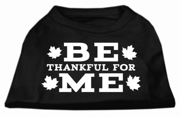 Be Thankful for Me Screen Print Shirt Black XXL (18)