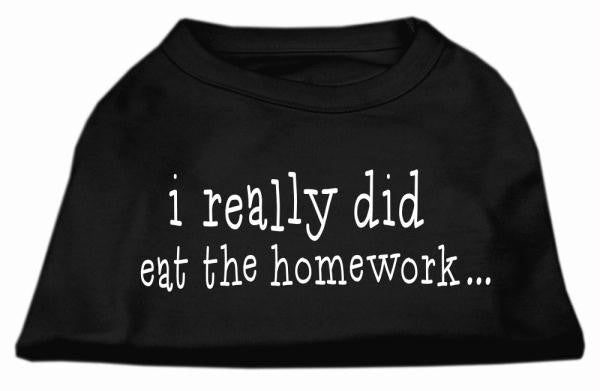 I really did eat the Homework Screen Print Shirt Black XXL (18)