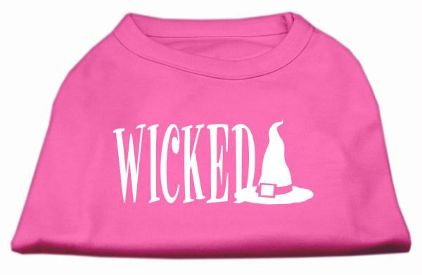 Wicked Screen Print Shirt Bright Pink S (10)