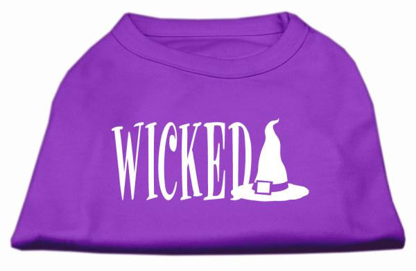 Wicked Screen Print Shirt Purple S (10)