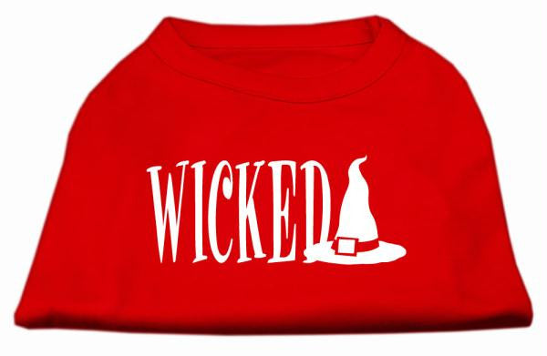 Wicked Screen Print Shirt Red S (10)