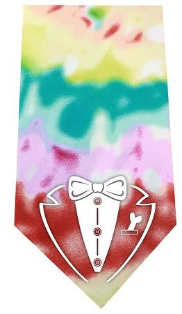 Tuxedo Screen Print Bandana Tie Dye