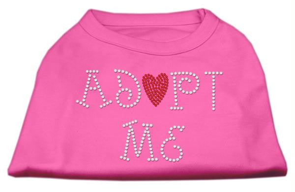 Adopt Me Rhinestone Shirt Bright Pink XS (8)