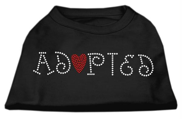 Adopted Rhinestone Shirt Black S (10)