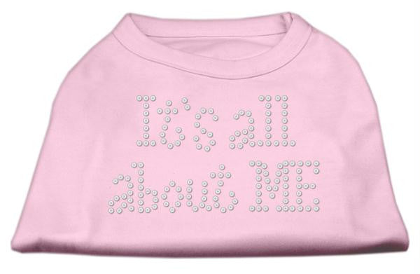 It's All About Me Rhinestone Shirts Light Pink L (14)