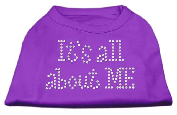 It's All About Me Rhinestone Shirts Purple XXL (18)