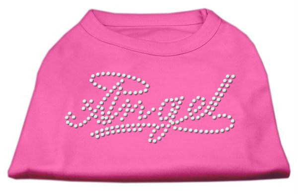 Angel Rhinestud Shirt Bright Pink M (12)