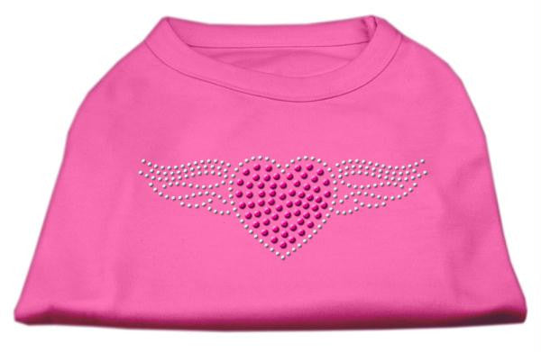 Aviator Rhinestone Shirt Bright Pink L (14)