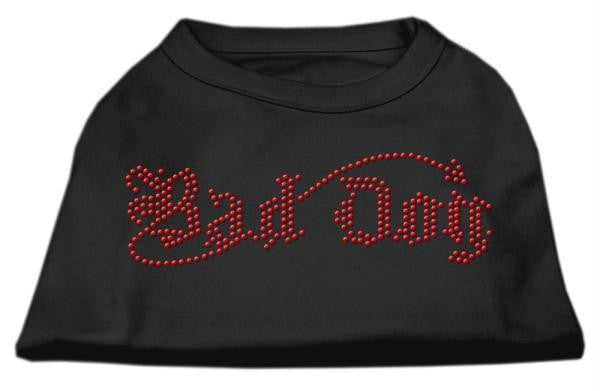 Bad Dog Rhinestone Shirts Black L (14)