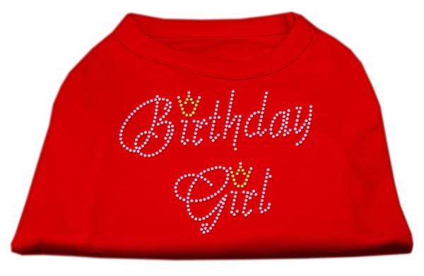 Birthday Girl Rhinestone Shirt Red L (14)