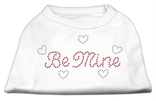 Be Mine Rhinestone Shirts White XXL (18)