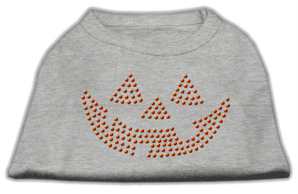 Jack O' Lantern Rhinestone Shirts Grey L (14)