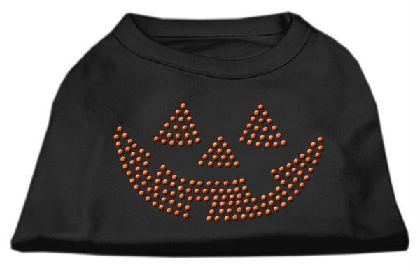 Jack O' Lantern Rhinestone Shirts Black S (10)