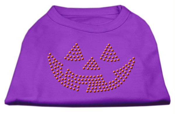 Jack O' Lantern Rhinestone Shirts Purple S (10)