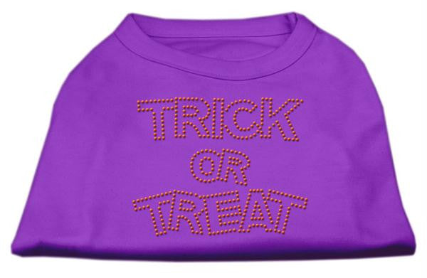 Trick or Treat Rhinestone Shirts Purple XL (16)