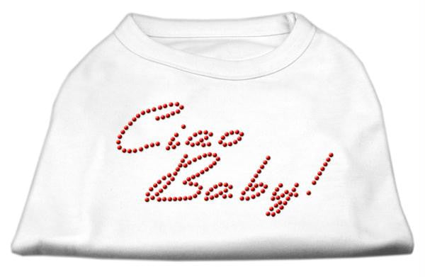 Ciao Baby Rhinestone Shirts White M (12)