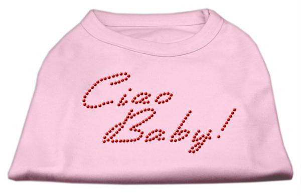 Ciao Baby Rhinestone Shirts Light Pink S (10)