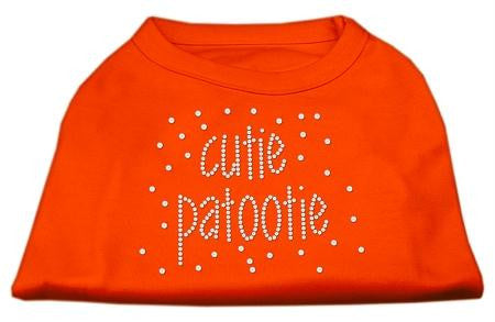 Cutie Patootie Rhinestone Shirts Orange Med (12)