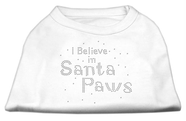 I Believe in Santa Paws Shirt White XXXL(20)