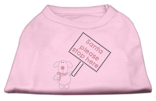 Santa Stop Here Shirts Light Pink MD (12)