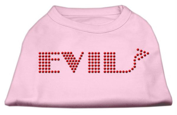 Evil Rhinestone Shirts Light Pink M (12)