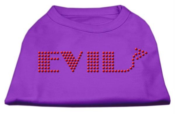 Evil Rhinestone Shirts Purple XS (8)