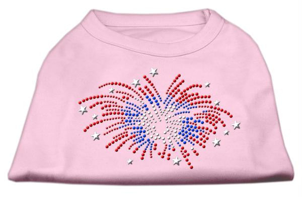 Fireworks Rhinestone Shirt Light Pink M (12)