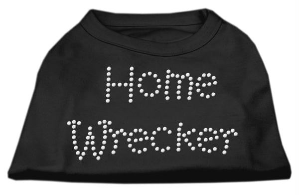 Home Wrecker Rhinestone Shirts Black L (14)