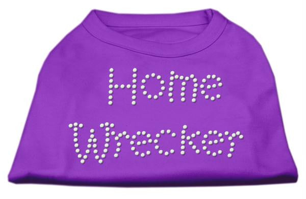 Home Wrecker Rhinestone Shirts Purple XL (16)