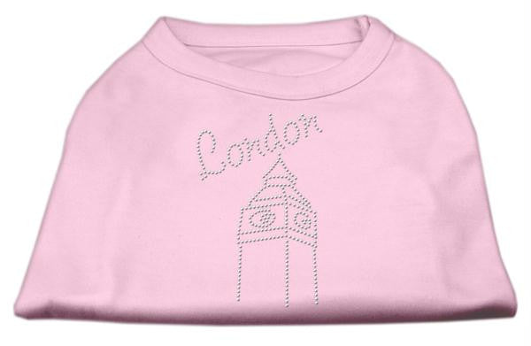 London Rhinestone Shirts Light Pink M (12)