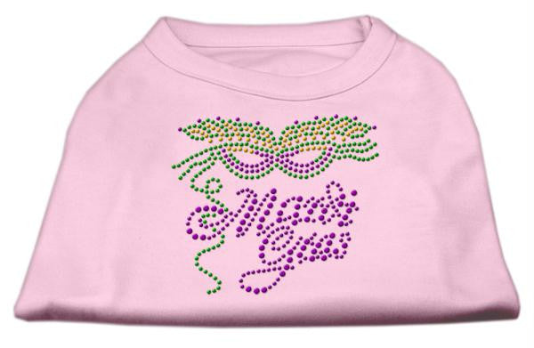 Mardi Gras Rhinestud Shirt Light Pink M (12)