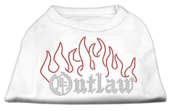 Outlaw Rhinestone Shirts White M (12)