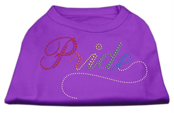 Rainbow Pride Rhinestone Shirts Purple M (12)