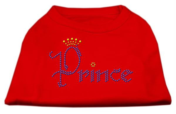 Prince Rhinestone Shirts Red L (14)