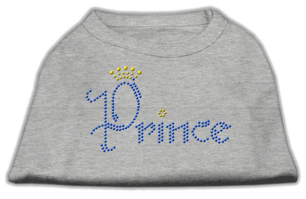 Prince Rhinestone Shirts Grey S (10)