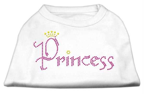 Princess Rhinestone Shirts White M (12)