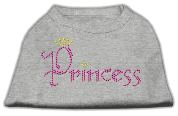 Princess Rhinestone Shirts Grey S (10)