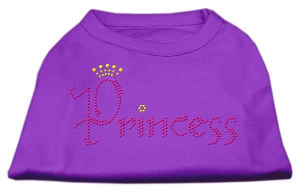 Princess Rhinestone Shirts Purple XL (16)