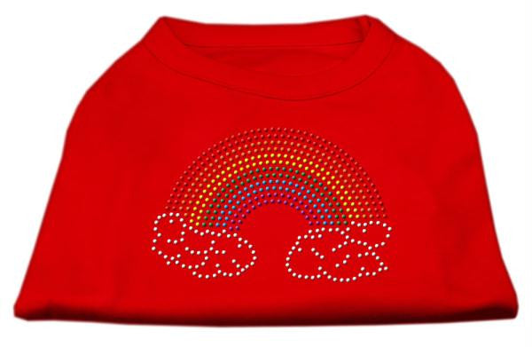 Rhinestone Rainbow Shirts Red M (12)