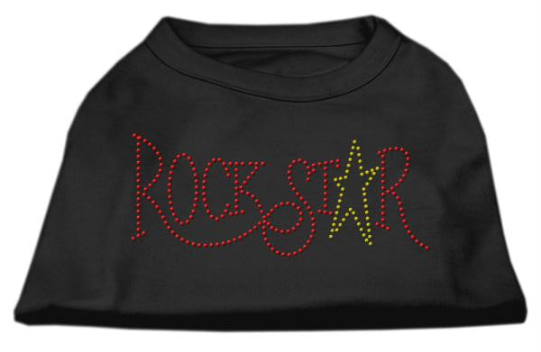 RockStar Rhinestone Shirts Black L (14)