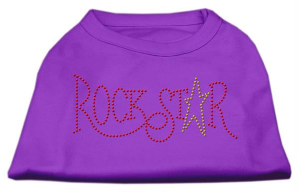 RockStar Rhinestone Shirts Purple XL (16)